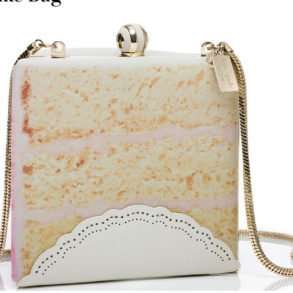 Kate Spade Magnolia Bakery Slice of Cake Bag purse clutch nwot - Picture 2 of 11